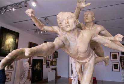 Alfred Boucher - Au but - 1886 (plâtre)