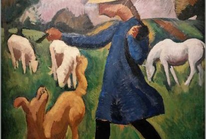 de LA FRESNAYE Roger - La Bergère Marie ressort enfant, vers 1910