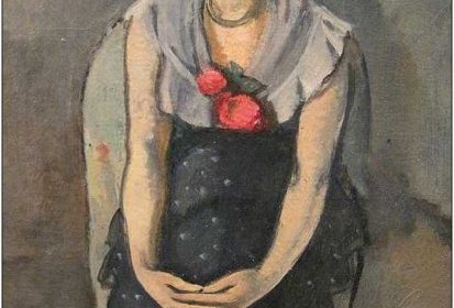 Georges KARS - Femme aux roses rouges