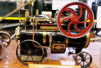 Fête du Train - locomobile à vapeur vive