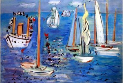 Dufy - Bateaux pavoisés (hst - 1946)