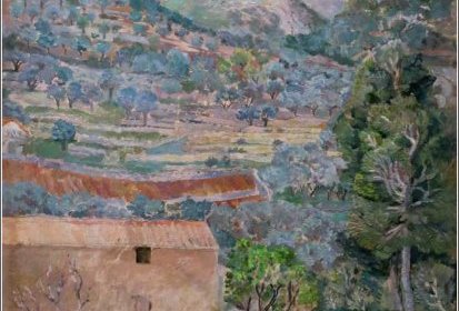 Balthus - Paysage provençal (1925) huile-sur-toile