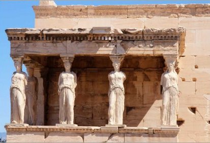 Acropole d'Athènes - les Caryatides