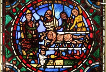 Cité du Vitrail - "le Martyre de St-Vincent" (1140-1144)