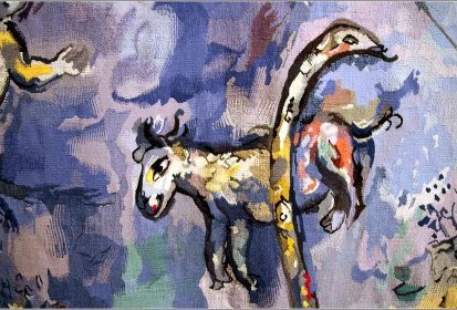 Chagall - la Paix (tapisserie - détail)